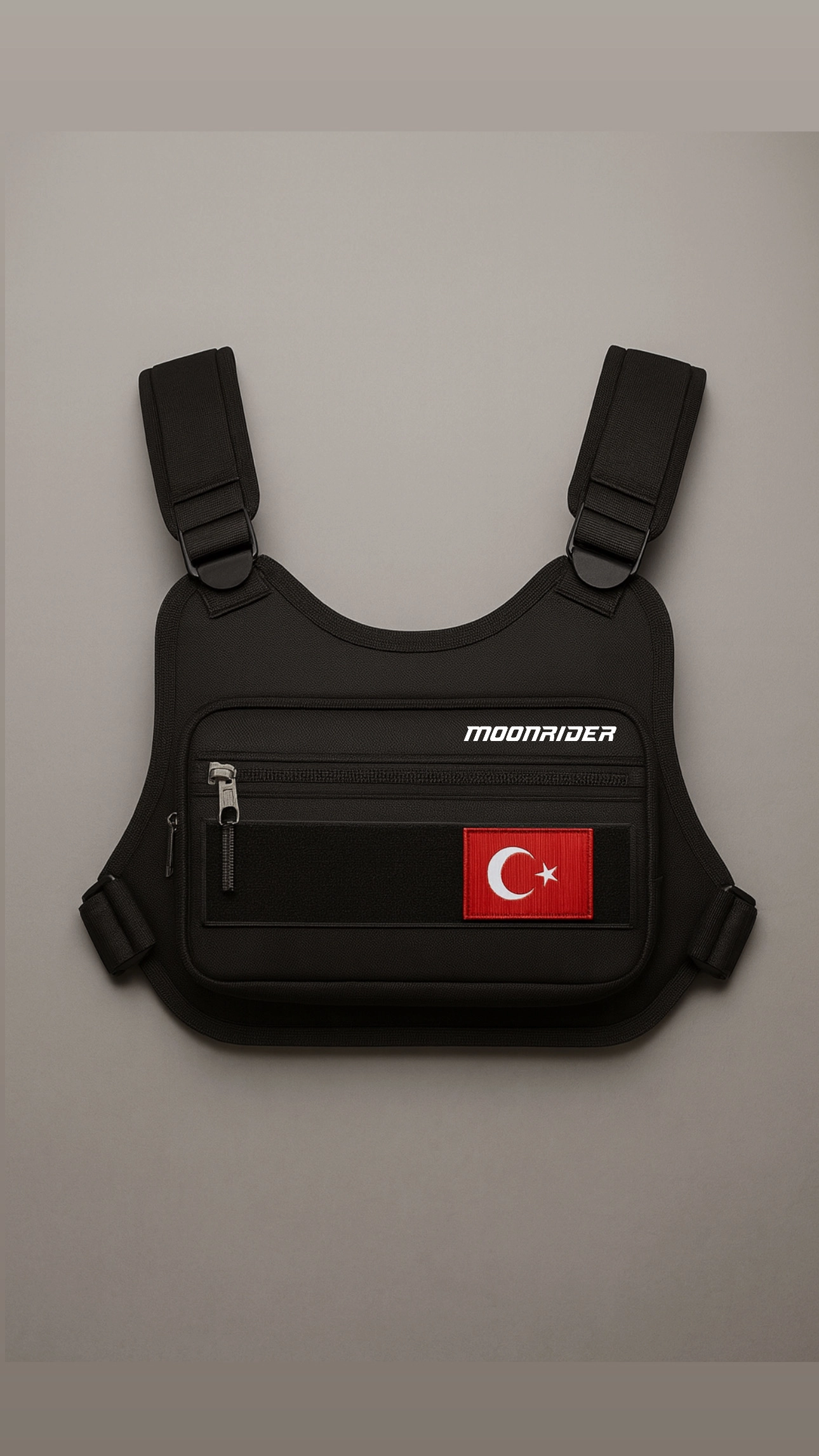 Motosiklet Göğüs Çantası Yelek Tipi Geniş Hacimli unisex ithal motorcu çantası günlük koşu çantası