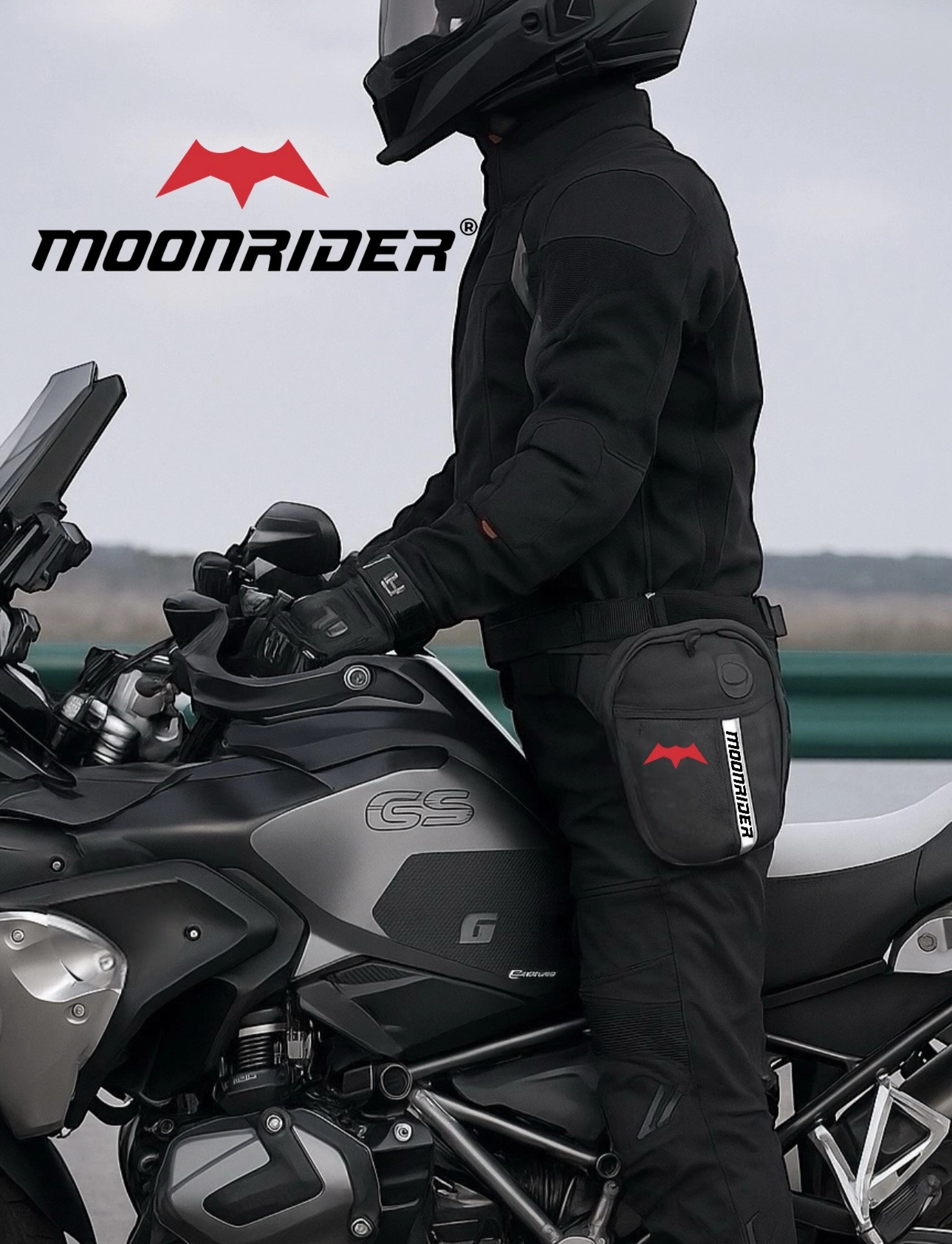 Motosiklet Bacak&bel Çantası Premium Suya Dayanıklı Unisex Geniş Ayarlanabilir Kemerli Motorcu Çanta