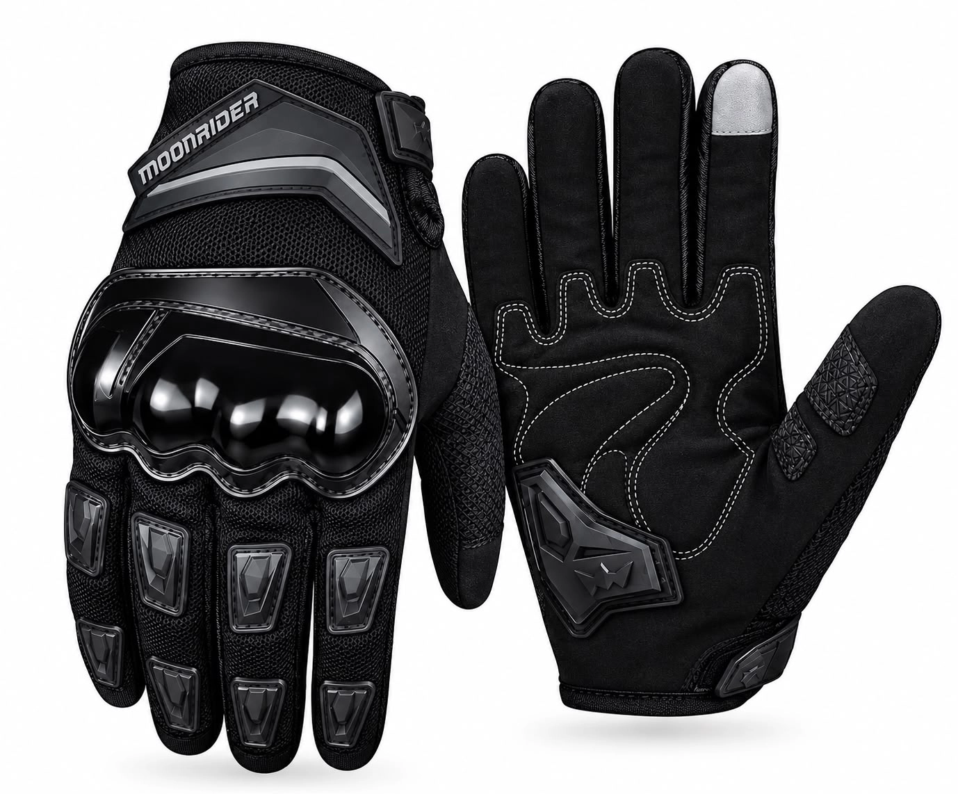 Motosiklet Eldiveni Tam Korumalı Dokunmatik 4 Mevsim Unisex En-13594 sertifikalı Premium Motorcu Eldiveni MR-G11