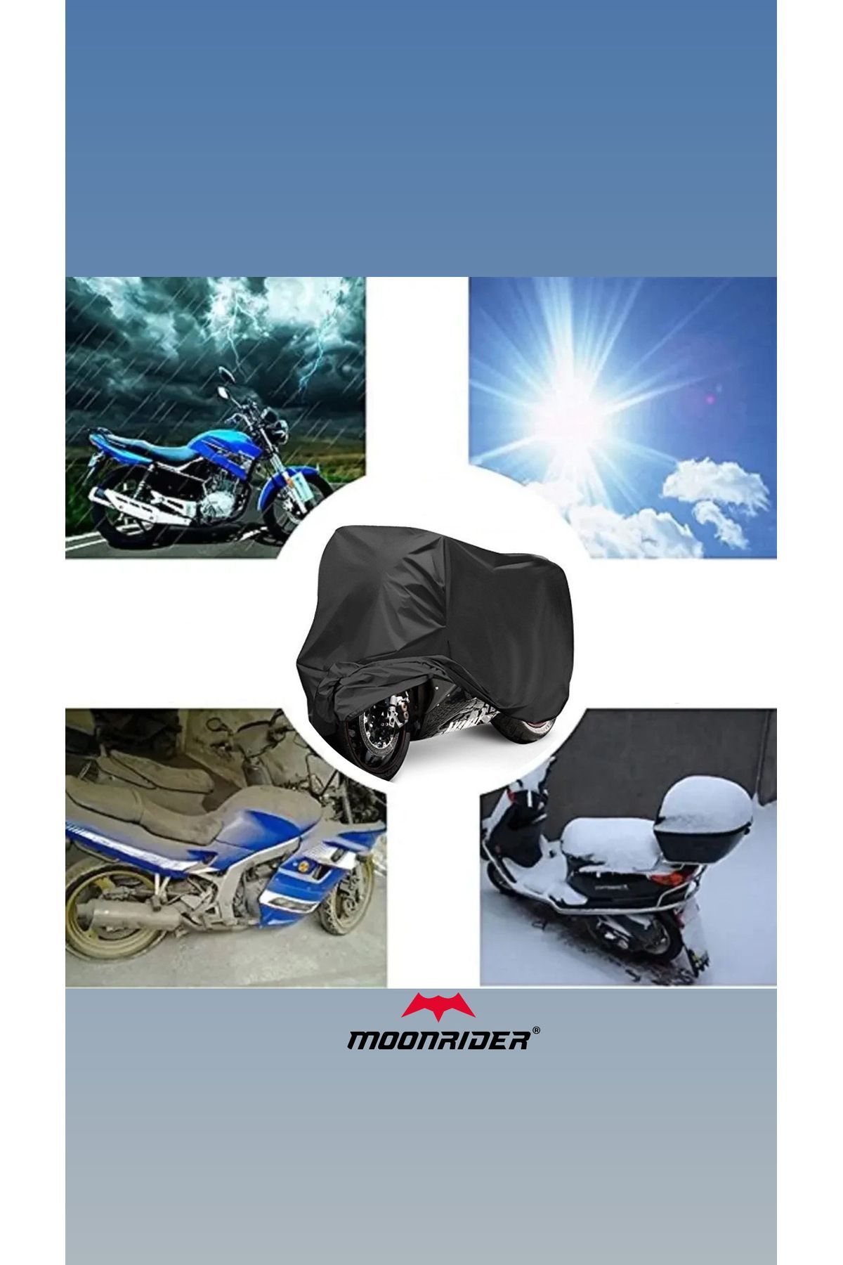 Motosiklet branda motor çadırı motorsiklet çadır topcase uyumlu 600 cc üzeri enduro XXL çadır branda