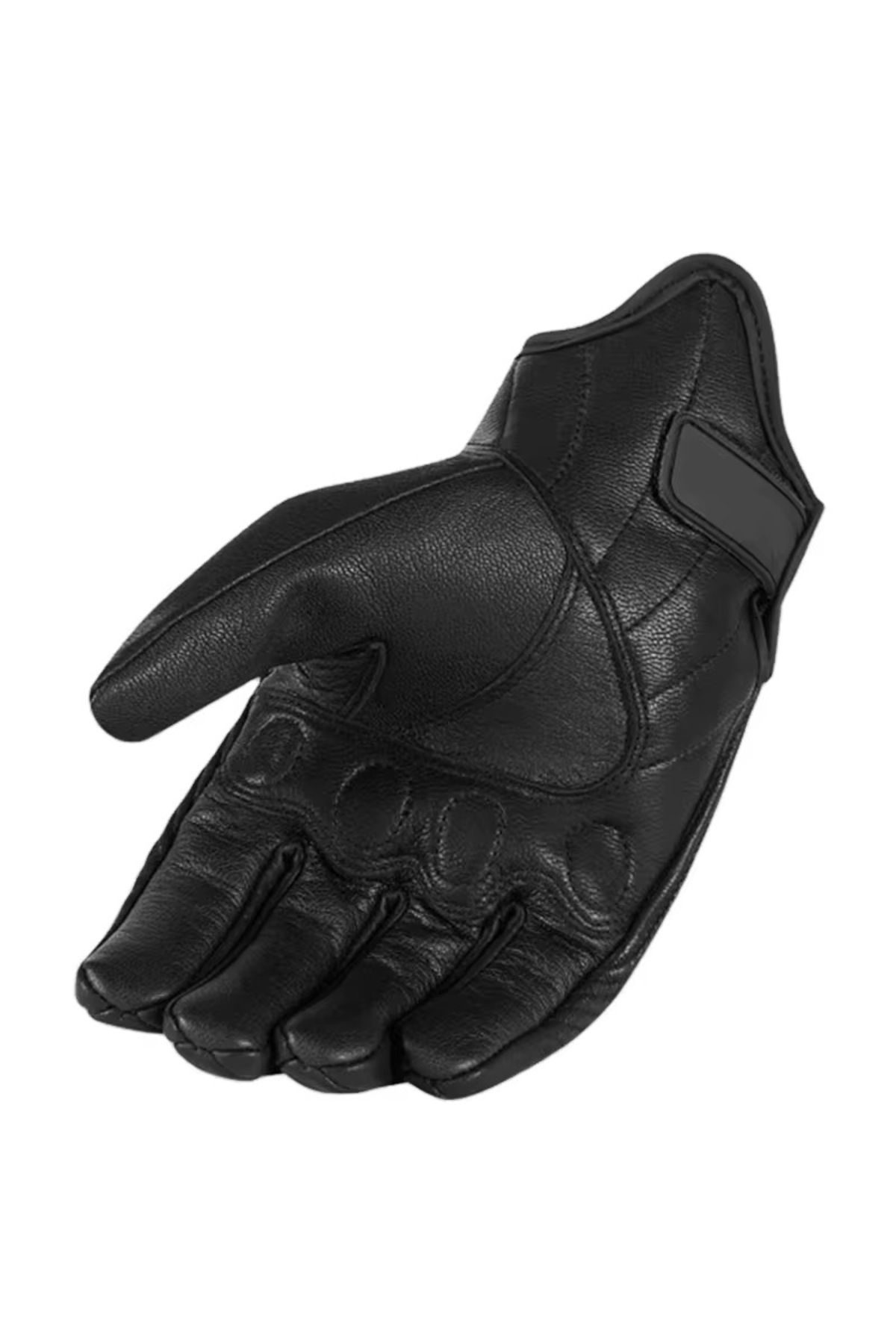 Motosiklet eldiveni %100 gerçek deri siyah touch özellik unisex korumalı motor eldiveni NX-7