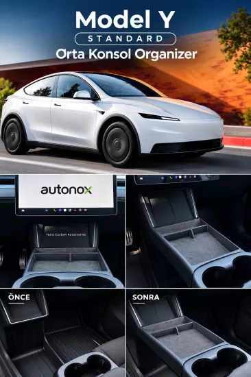Tesla Model Y Juniper Standart Orta Konsol Organizer