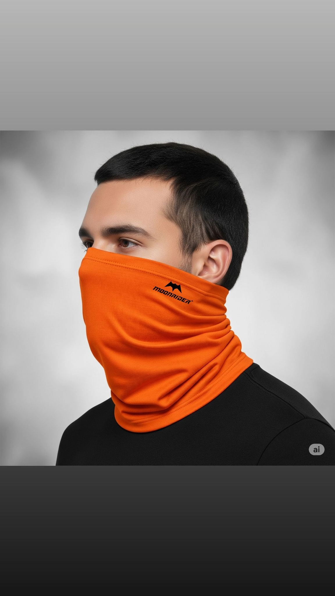 Motosiklet & Günlük Kullanıma Uygun Dikişsiz Boyunluk Baf – Ligralı Örme, Yumuşak Dokulu MR-01